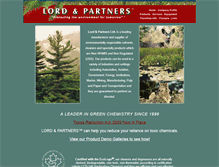 Tablet Screenshot of lordandpartners.com